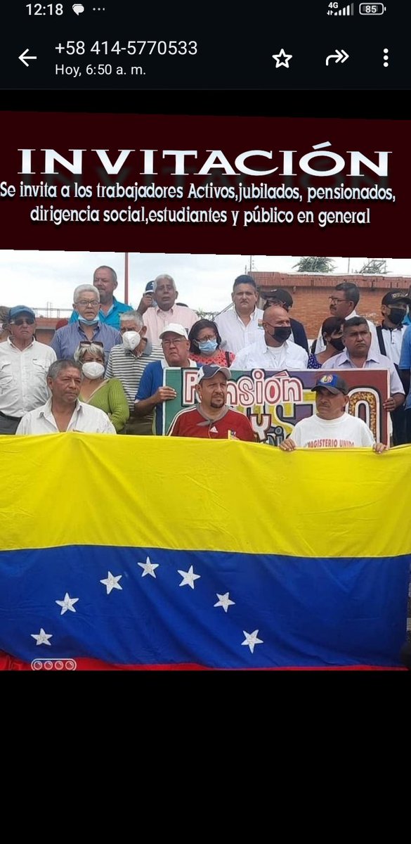 Hoy 1 de mayo las calles de Acarigua se llenarán para exigirle al Pdte Maduro que los 130 Bs de salario mínimo más los bonos son insuficientes para que Activos y Jubilados y flia vivan con dignidad.Hoy ratificamos la exigencia de un salario mínimo como manda la Constitucion!!!