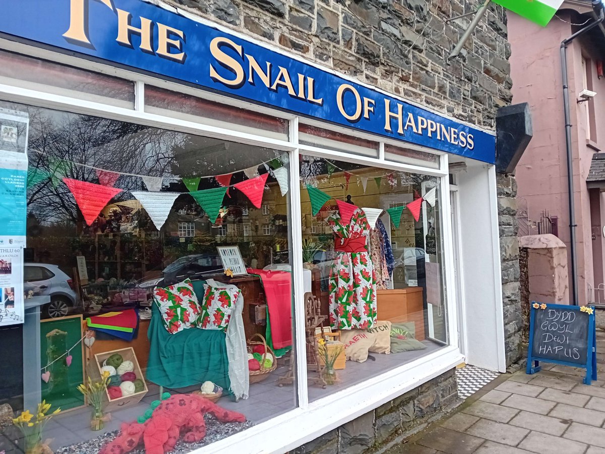 The next shortlisted business for our ‘High Street Hero’ award is The Snail of Happiness.

They opened their shop in March 2022 in Lampeter to educate everyone in the art of sustainability and circular economy, by demonstrating what is possible.

thesnailofhappiness.com