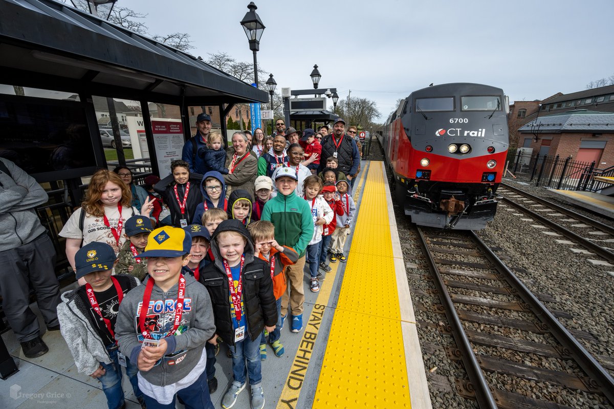 Contributing to a sustainable future, one trip at a time! 🚂

Thank you to Cub Scout Pack 149 for riding with CTrail Hartford Line. 😁🐻

#CTrail #HartfordLine #CubScouts #SustainableTravel