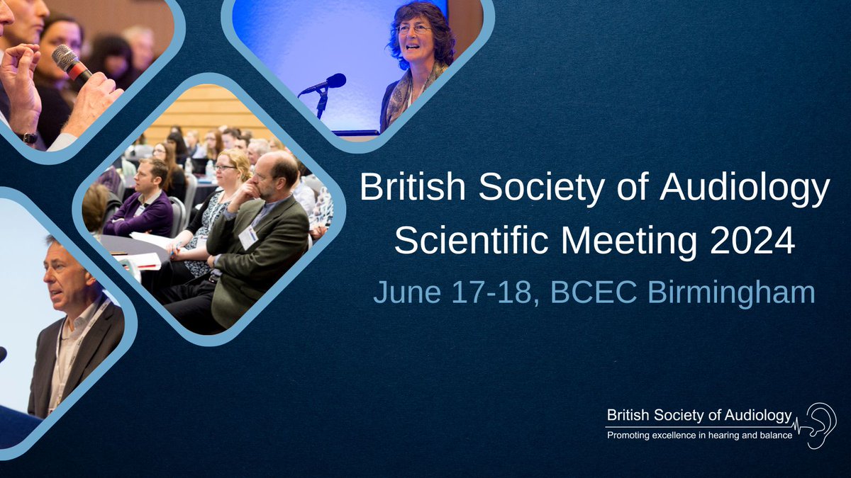 Register for the BSA Scientific Meeting 2024 Make sure to join us at the BCEC in June 👉buff.ly/46y0pyS #AudiologyEvent #BSAEvent #BSA2024 #Audiologist #Audiopeeps