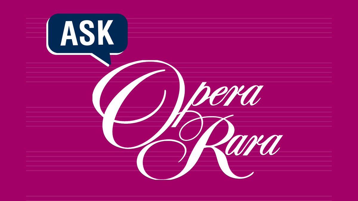 Have you ever wondered what’s involved in reviving a forgotten opera? Today we launch #AskOperaRara where we take you behind the scenes with our team of experts. Find out more here or submit a question via X using #AskOperaRara: opera-rara.com/about-us/ask-o…