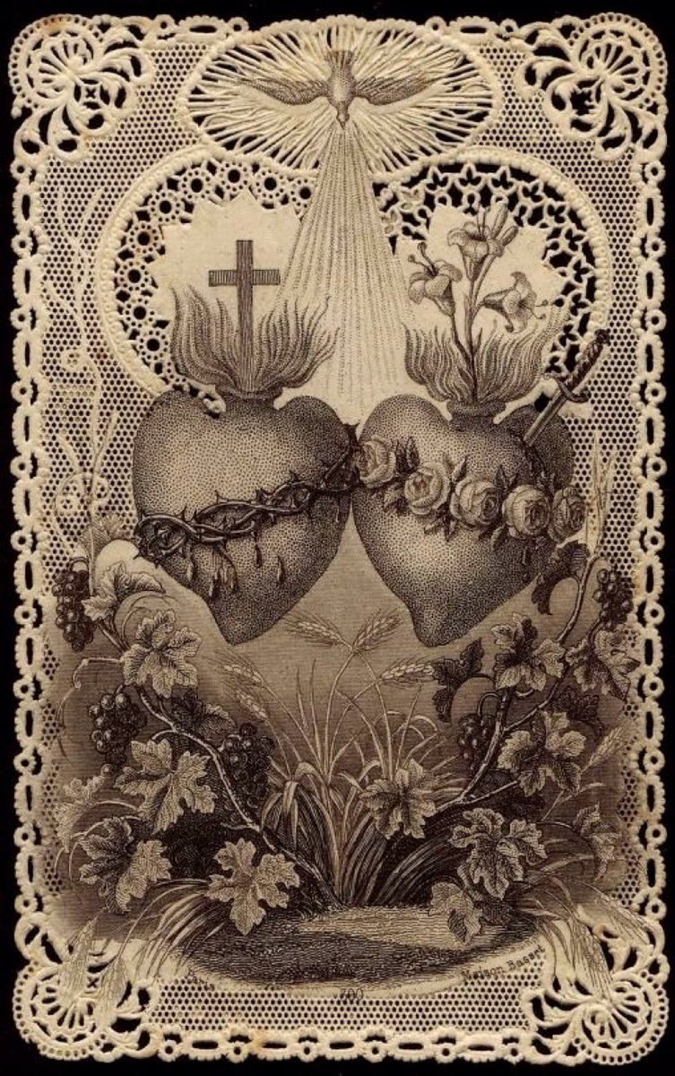 i love vintage holy cards 🤍