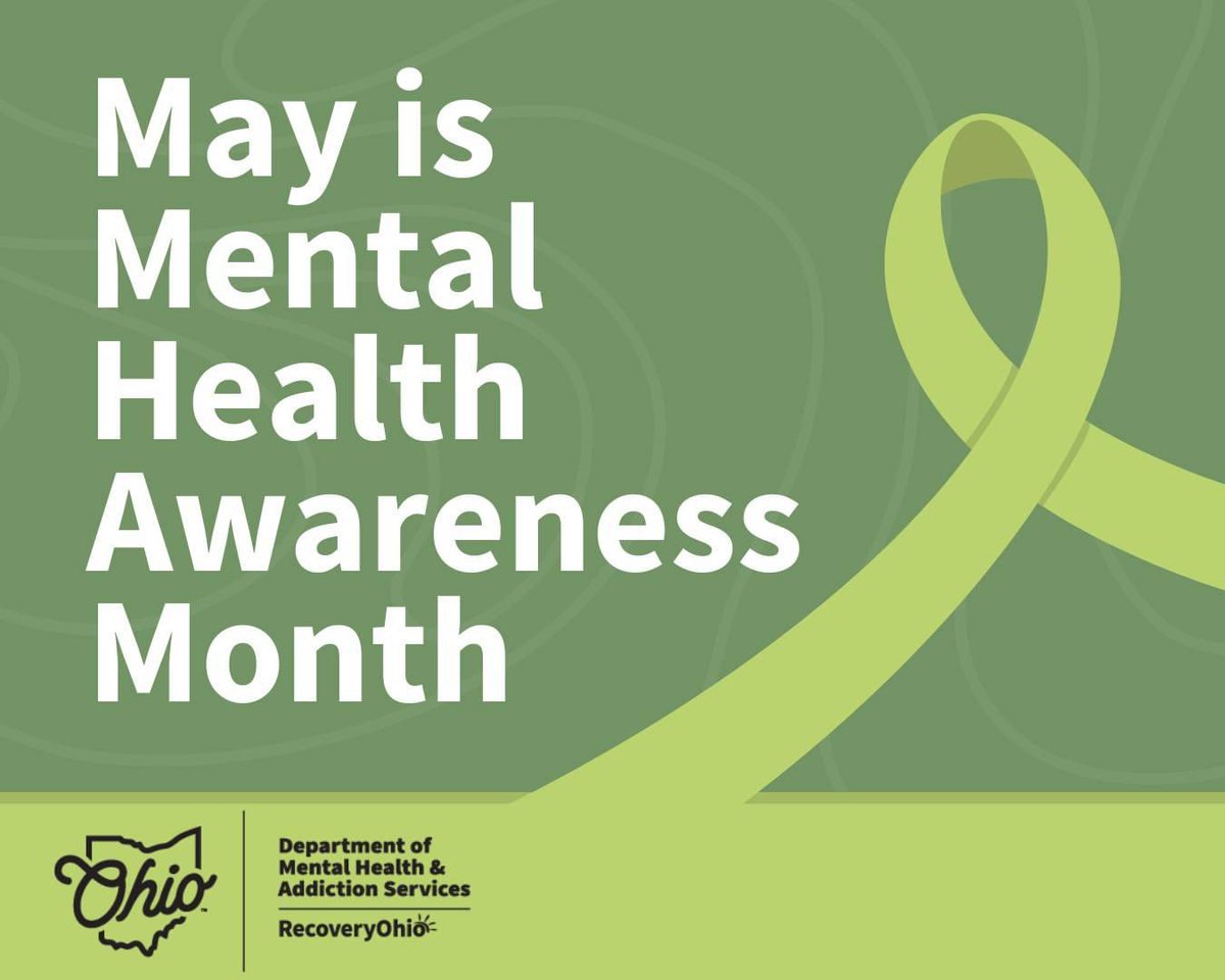 This May, we're collaborating with the Ohio Department of Mental Health &amp; Addiction Services + RecoveryOhio   to pay tribute to Mental Health Awareness Month. Since 1949, May has been dedicated to fighting stigma, providing support to those who need it, and raising awareness.