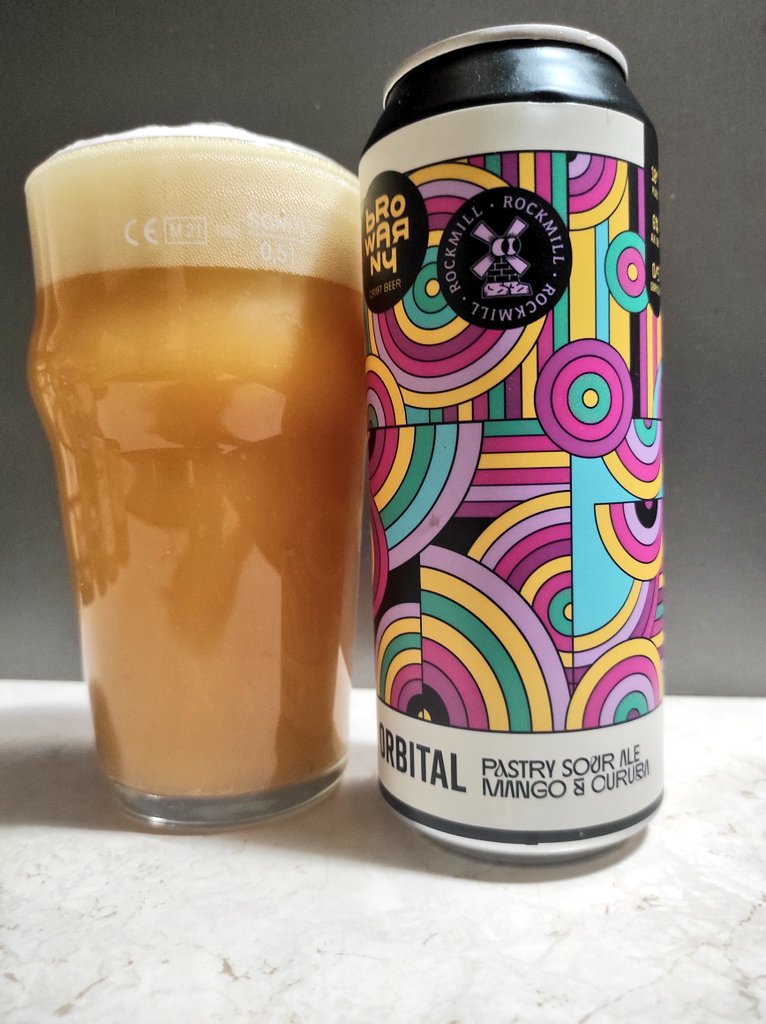 BojanowskiMarek's tweet image. #457
🍺 Orbital 
🇵🇱 Browarny Craft Beer/Rockmill
Pastry Sour Ale
Alk. 6.0%
Ekst.wag. 18.0
3/5
#craftbeer #polishbeer 
#sourale #mango #piwokraftowe #browar #browarnycraftbeer #rockmill  #beerpics #wroclaw