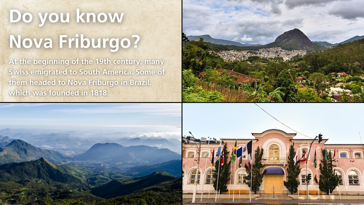 On the occasion of yesterday's visit by the 🇧🇷 Foreign Minister, we take a look at the 🇨🇭 #emigration to South America at the beginning of the 19th century. Find out more about this exciting part of our #history and discover #NovaFriburgo in #Brazil. 👉 bit.ly/49Z1xxq