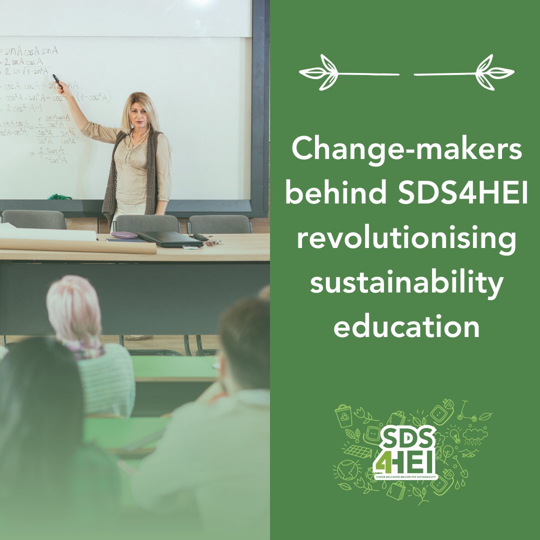 Meet a group of our change-makers behind SDS4HEI who are revolutionising sustainability education across Europe. Academics and researchers, including professors and experts, collaborate to design sustainable development curricula, conduct research, and develop teaching materials.