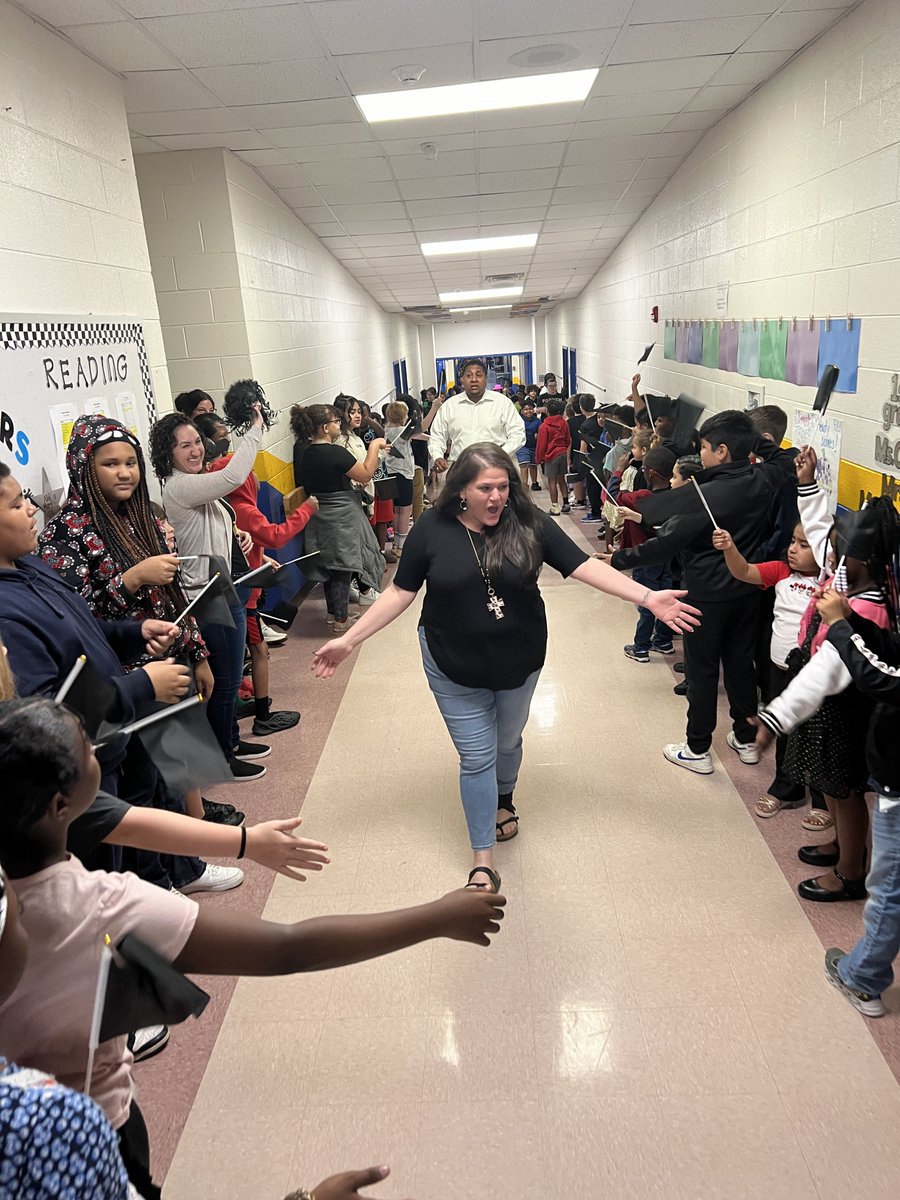 HurleyElem's tweet photo. Hurley All-Stars having a little fun celebrating our  amazing Principal, Mrs. Brown!⭐️🧑‍🏫🤩🥳 https://t.co/6kNCfBzOo9