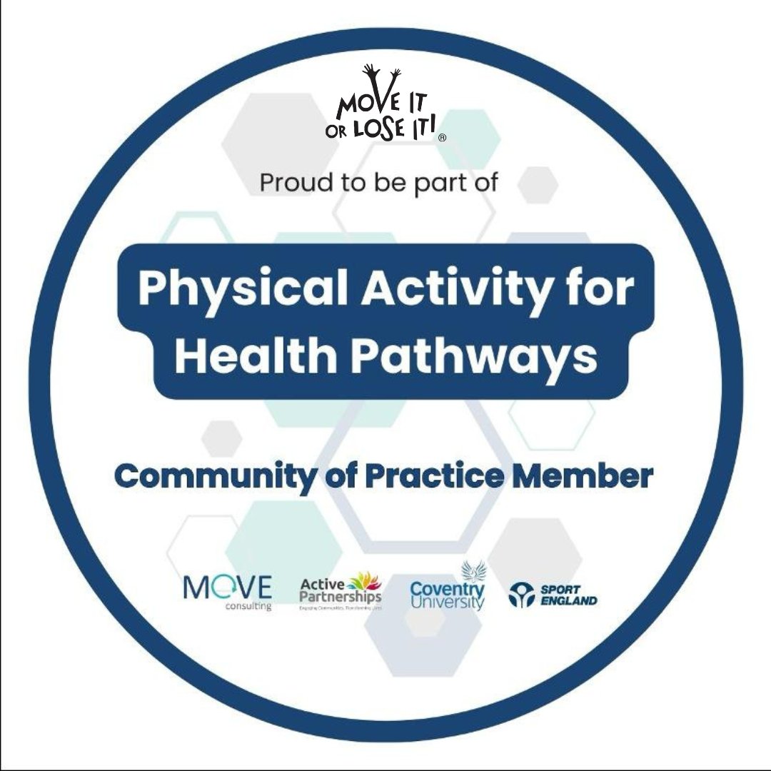 We’re thrilled to announce #MoveitorLoseit is 1 of 39 orgs chosen to design new #PhysicalActivity4HealthPathways to transform the nation’s #health. 1 in 4 of us have long-term health conditions, but we know #physicalactivity can prevent/manage many of them. @ActivePartners_