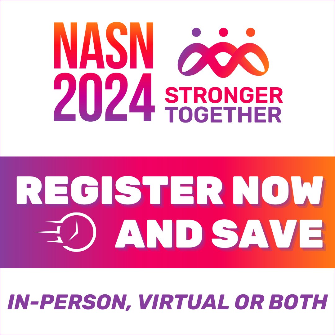 We’ve Extended the #NASN2024 Early Rate Deadline to Friday, May 10! Don’t Delay—REGISTER TODAY ➡ow.ly/Mqa450Rcz5I

#schoolnurses #NASNStrong #conference #schoolhealth #strongertogether