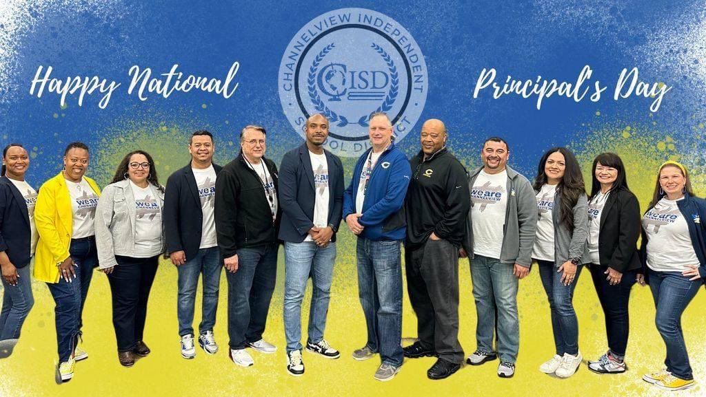 🎉 Happy School Principal's Day! 🎉 Today, we celebrate the incredible leaders who shape our schools and inspire greatness every single day. Thank you to all of our CISD principals for your dedication, passion, and unwavering commitment to education. 🍎📚 #WeAreChannelview