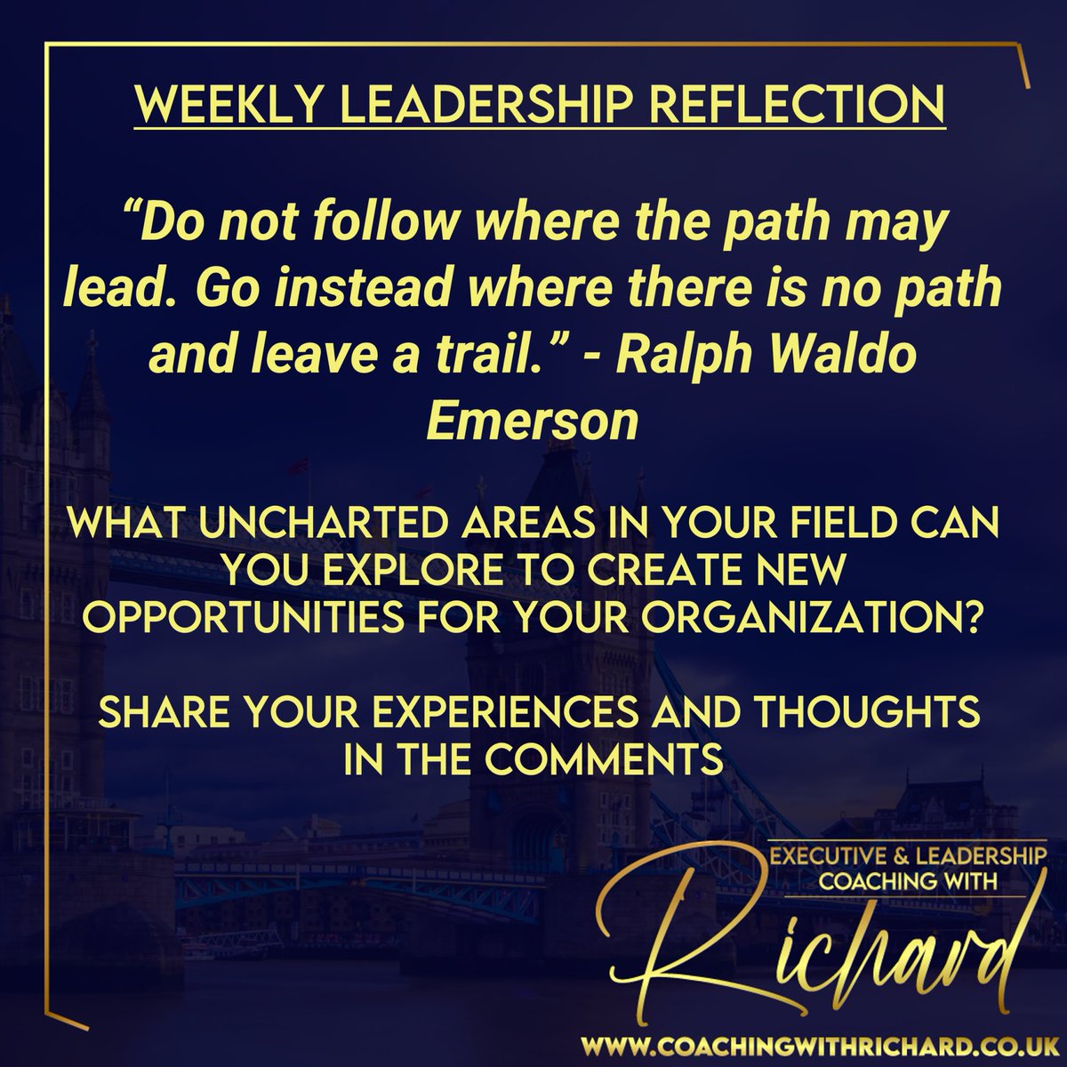 Richdk's tweet photo. #weeklyleadershipreflection #leadership #executivecoaching #leadershipcoaching https://t.co/CayXYa81LZ