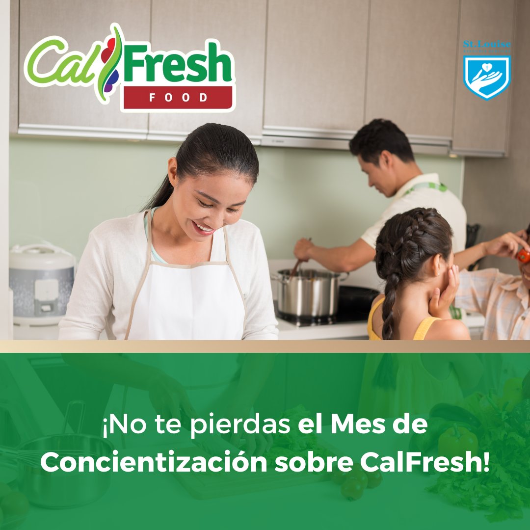 May is CalFresh Awareness Month! Since 2011, we've been dedicated to boosting awareness. Join us in spreading the word! Call StLRS for application assistance. 844-245-1900📞

 #CalFreshAwareness #HealthyFoods