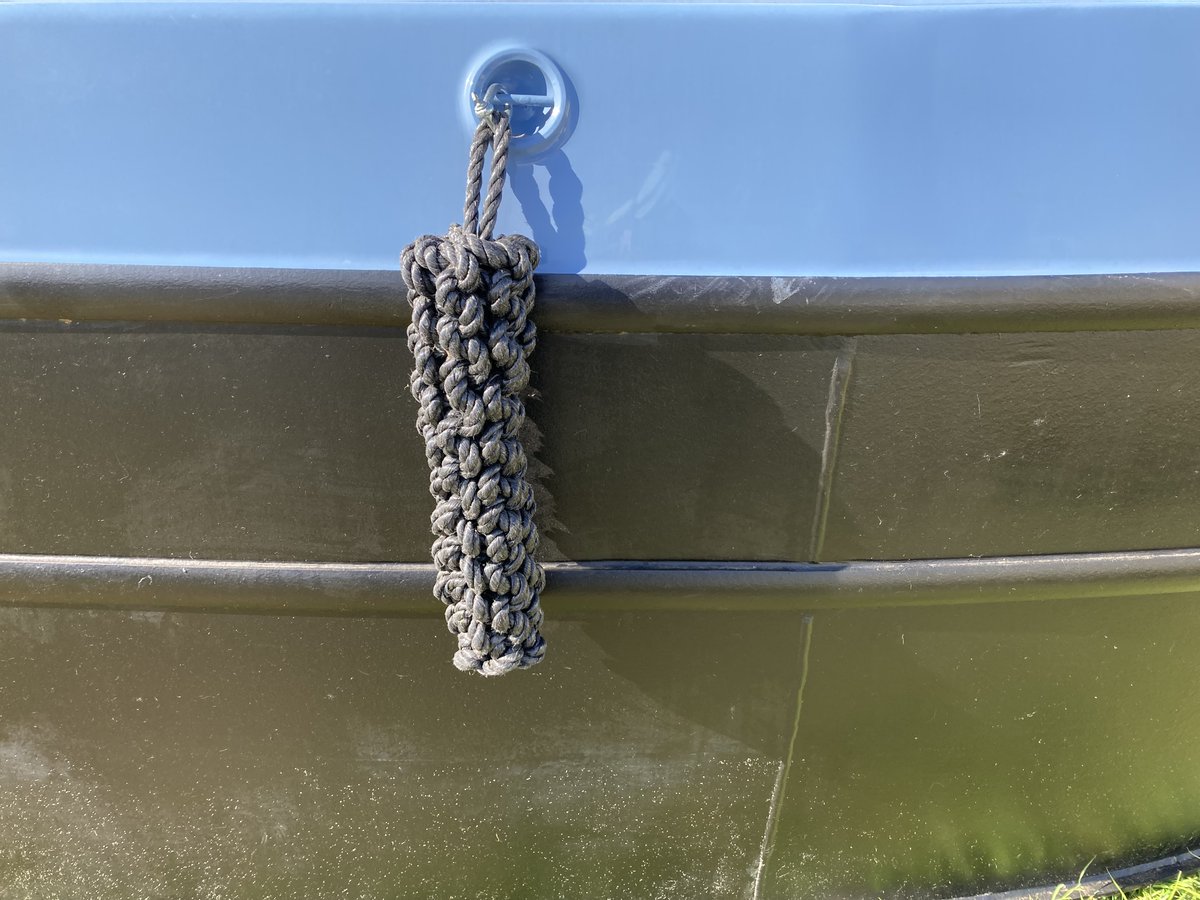 If you've got a fender like this on the side of your boat, please replace it with one that can be raised safely out of the way whilst cruising. If you get stuck in a lock because of one of these, you are responsible for any damage to the lock and your boat.