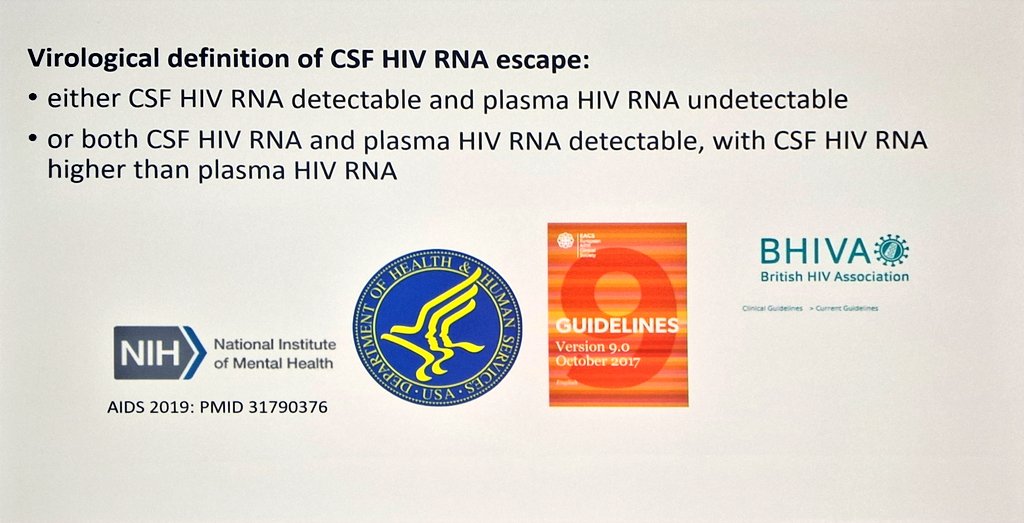 Alan Winston #bhiva24 For years it was a mess but now all consensus guidelinesuse a consistent definition of CSF HIV escape OHMh, and IGNORE pharmacokinetic scoring systems, they are REDUNDANT! But its not a time to reduce NRTIs.....dual NRTI backbones
