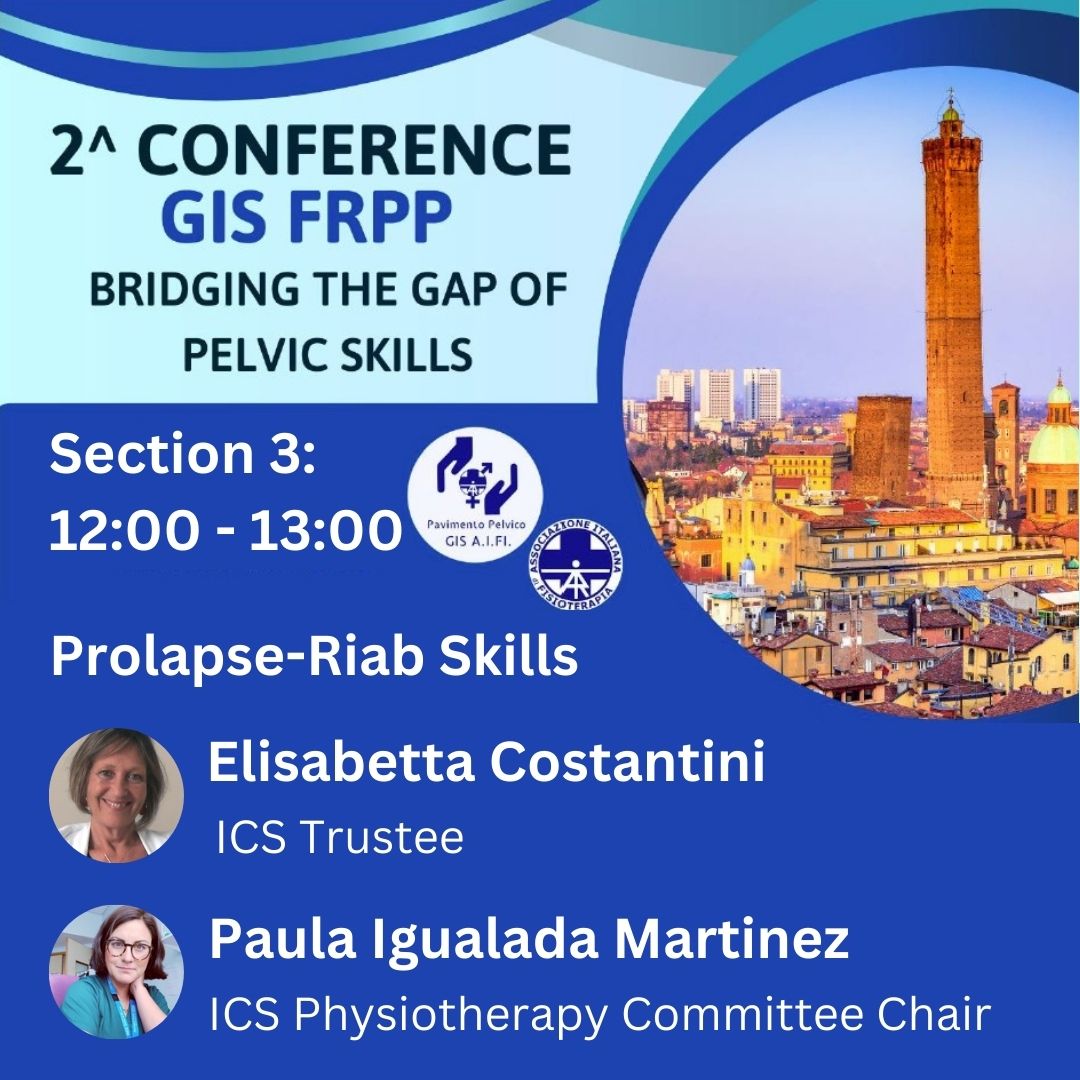 Key ICS Leaders are speaking at 2^Conference GIS FRPP – Bridging the gap of Pelvic Skills. 📅 Saturday 4 May 2024, 08:15 - 17:00 CEST ⚠️Registration ends today! 🔗For more information visit - eve-lab.com/iscrizioni/eve…