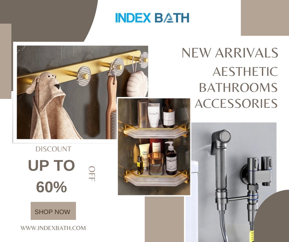 Flash Sale Alert! Buy 1 spa-worthy bathroom supplies and get the 2nd at 25% off. Dive into luxury with our top-notch bathroom supplies.

Don’t miss out! Use Code: BATHBLISS25

Visit us @indexbath

#BathroomEssentials #BathroomDecor #LuxuryBath #SpaAtHome #BathroomGoals