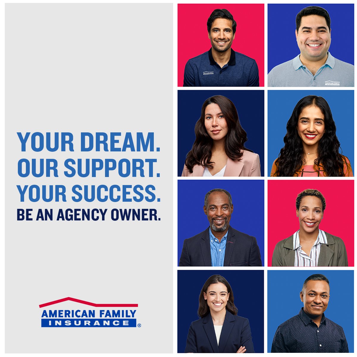 From teachers to military veterans, and every career in between, @AmFam agents come from all walks of life. Whatever your background – you can pursue the dream of owning your own agency business. Learn more. bit.ly/49XBmH8 #iWork4AmFam