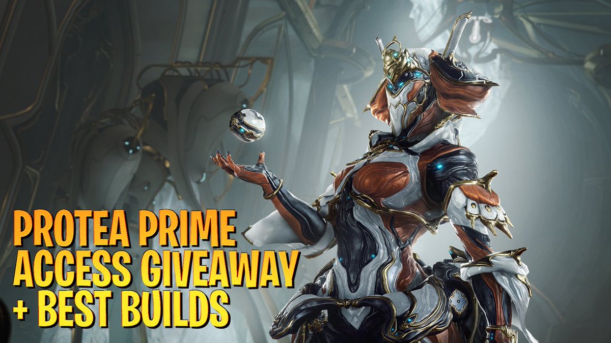 Protea Prime Access giveaway + 2 new awesome builds. Check it out here: youtu.be/QMHjtvsB1CI @PlayWarframe #warframe