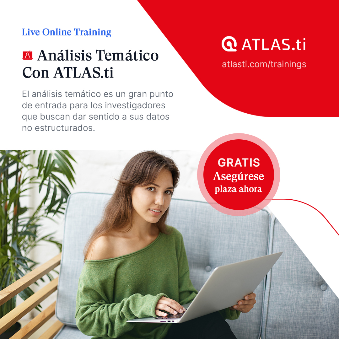 ¿Es usted nuevo en el análisis cualitativo de datos? El análisis temático es un gran punto de entrada para los investigadores que buscan dar sentido a sus datos no estructurados. atlasti.zoom.us/webinar/regist… #atlasti #atlasticommunity #atlastiai #qualitativedataanalysis