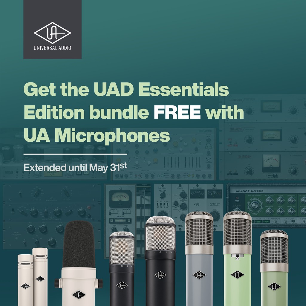 Upgrade your sound with these @UAudio promos 👇 🎶 £2,539 worth of UAD Plug-ins FREE when you purchase an industry-standard Apollo interface: bit.ly/3UFRFUK 🎤 Huge discounts on select, top-quality mics: bit.ly/3QqgB0a