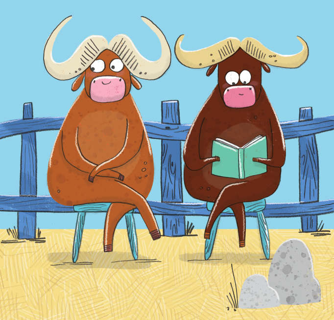 The sun is shining and these two are loving it @_Bright_Agency @BrightAgencyUS #childrensbooks #illustration #kidlit #kidlitart #picturebookillustration #picturebookart