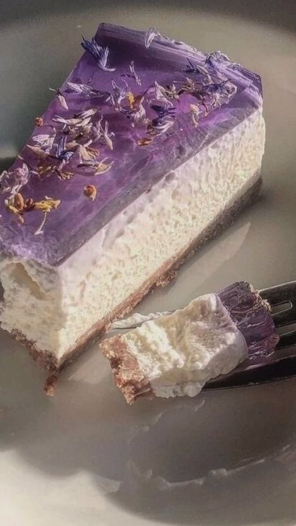 lavender cake.