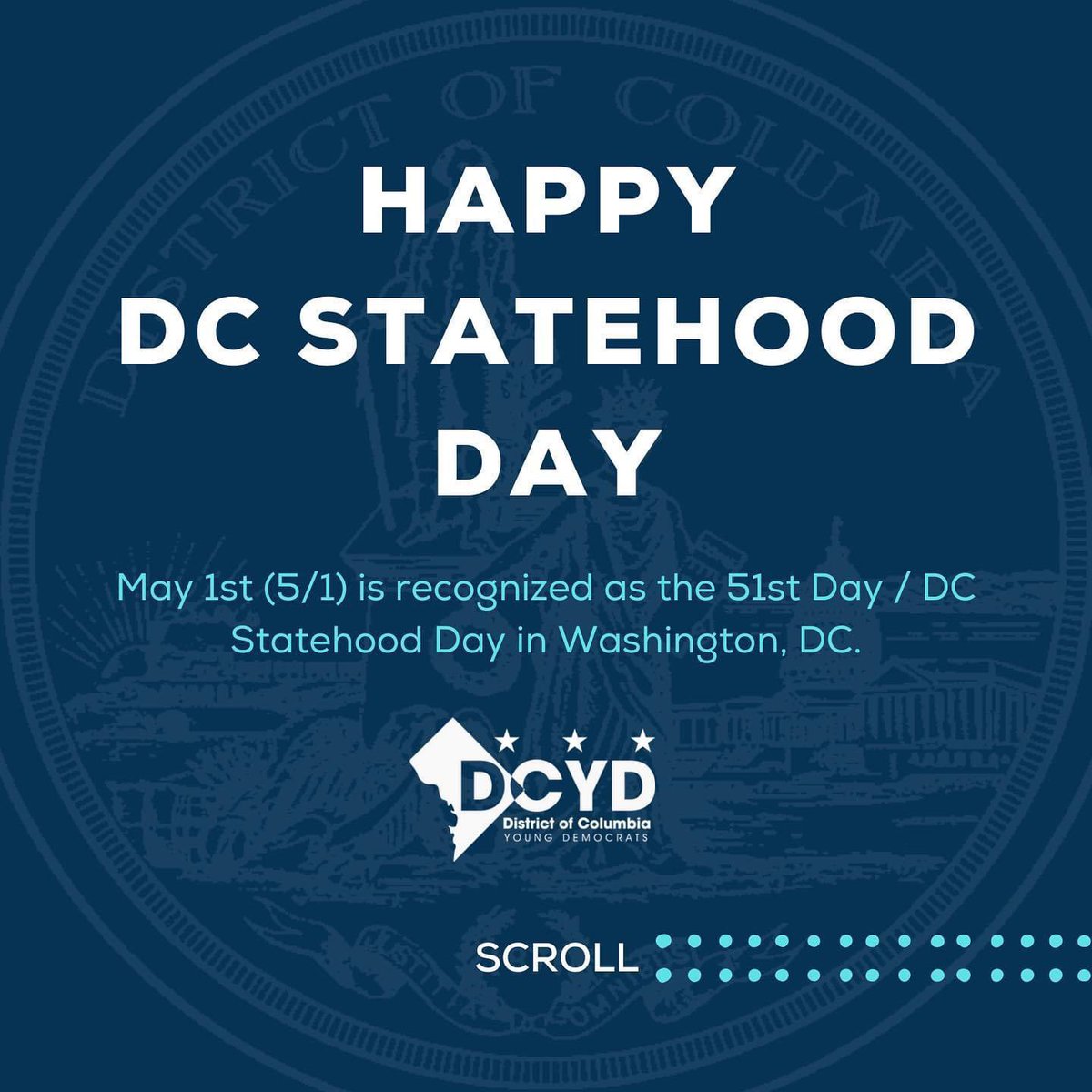 @EleanorNorton Happy DC Statehood Day!!! 🥳🎉 #DC51 #DCStatehood