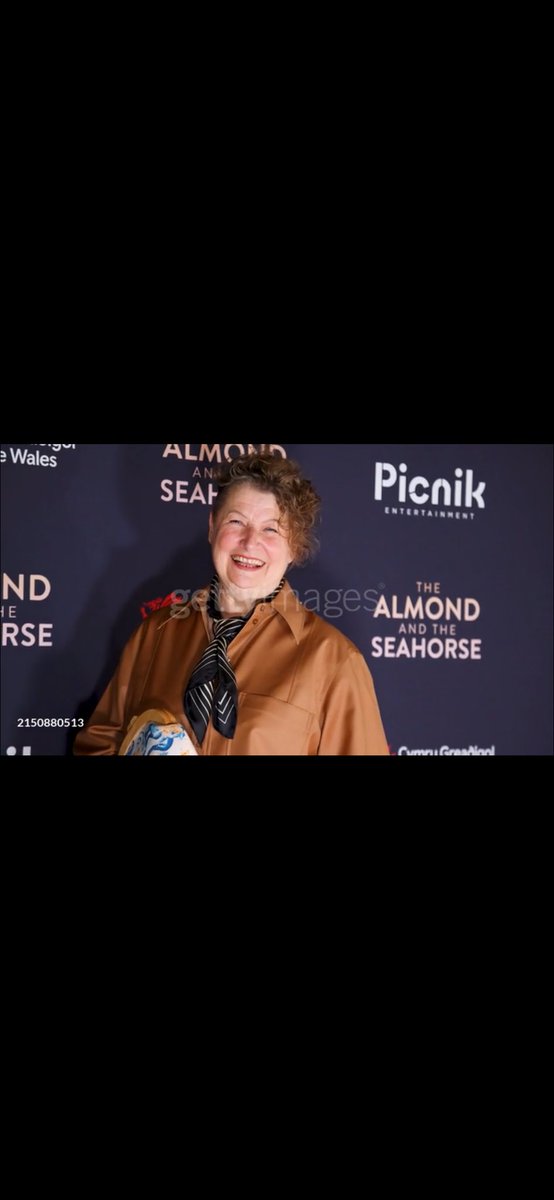 Grinning wildly at premiere of The Almond and the Seahorse last night at Leicester Square. Film is in cinemas from May10th with an incredible cast including Rebel Wilson, Trine Dyrholm, ⁦@alicelowe⁩ @cgainsbourg⁩ ⁦@ruth_madeley⁩ & force of nature @celynjones⁩