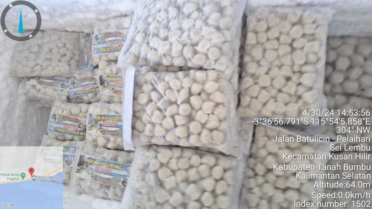 ekoprioraharjo's tweet photo. Selasa (30/04/2024)
Hasil olahan pentol ikan sbyk 562,5 kg  (750 bks) oleh Bu Nor Jannah di POKLAHSAR HIKMAH SIRING Desa Sei Lembu harga jual Rp 25.000/Bks  dgn  total nilai Rp 18.750.000.
#GiatLuhkanSatminkalBWI 
#luhlapor 
#TanahBumbu 
@bppsdm_bp3bwi
@puslatluhkp 
@bppsdm_kp https://t.co/mMEOlND4G6