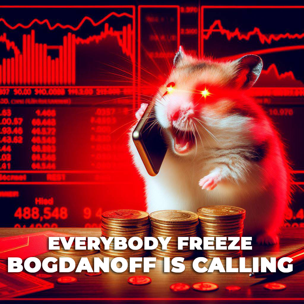 😱I got a call from Bogdanoff... 😱

😳 What happens after Bogdanoff's call? No one knows...

I think it's worth the risk to see what this card will bring!

🔹 Bogdanoff
Cost: 5,000 coins
Earnings: ***
Opening Conditions: Margin Trading x50 - LVL15