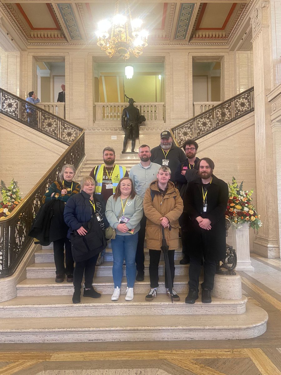 Great to host the inaugural 'Workers Forum' at Stormont today on Mayday. This is an important place for trade unionists and workers to express their issues in the heart of the place that has ignored workers rights/issues.