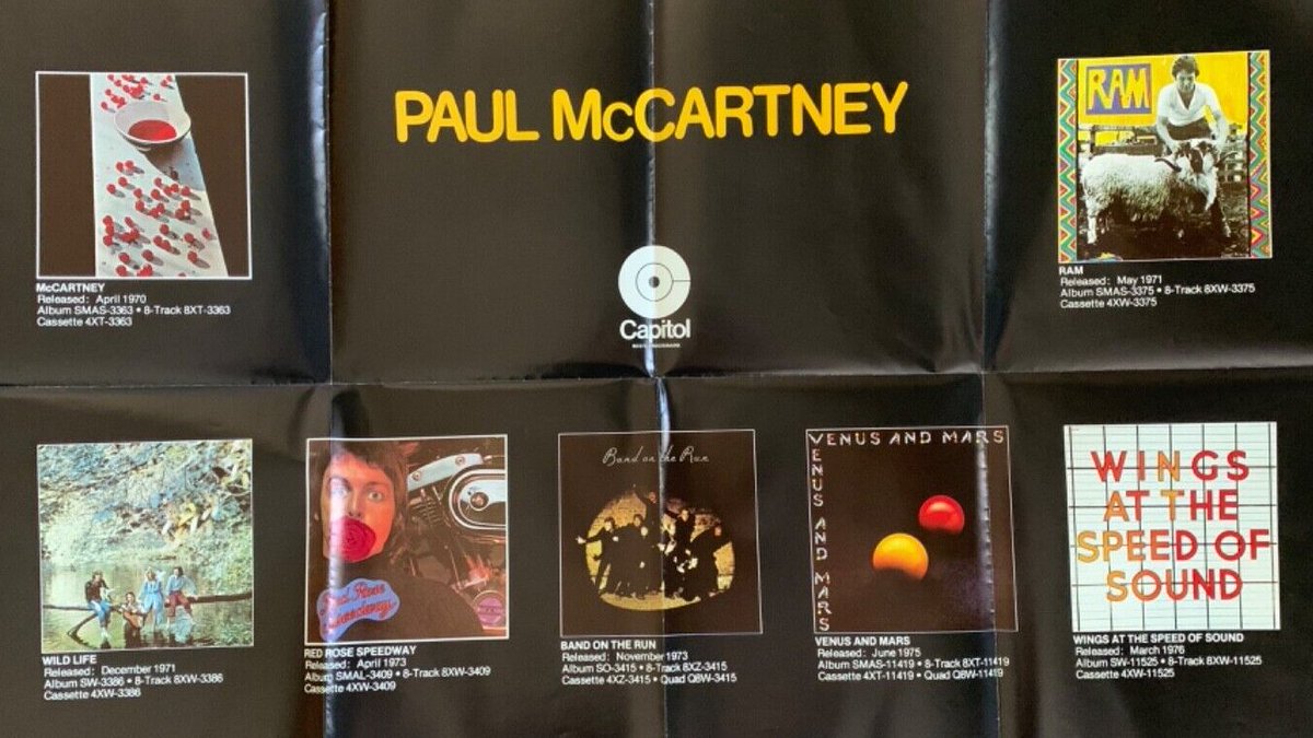 MAY 2 2024 - SOLO MCCARTNEY - 1970 thru 1976 ? In addition to a parallel run of FAB @PaulMcCartney & WINGS singles during same period, Paul & Co. produced 7 SOLO ALBUMS over what appears today as a 'Golden Age'. What if he had called it a day, after SPEED OF SOUND ?❤️ 💙