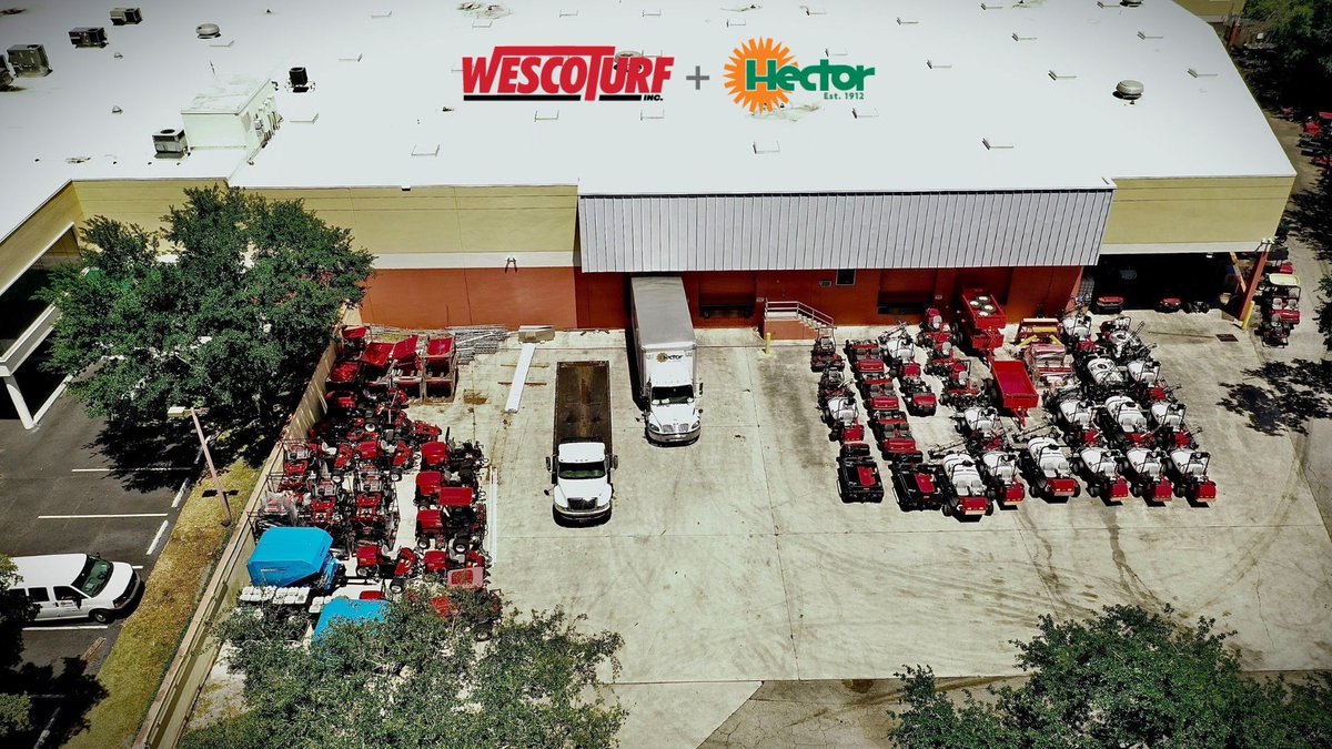 Why Wesco Wednesday! In July 2022, Wesco Turf acquired Hector Turf in Deerfield Beach, Florida! This acquisition has grown our Wesco Family immensely! We love our new family at Hector Turf! 

#WescoTurf #HectorTurf #Toro #Acquisition #Florida #DeerfieldBeach #Sarasota #Growth