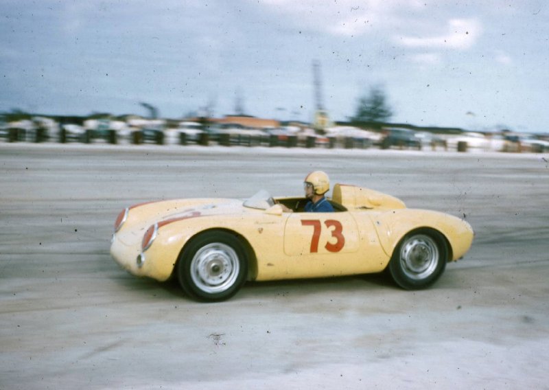 #OldSchoolRacing Nassau Trophy 1956 #Porsche 550 Spyder Art Bunker 9th position