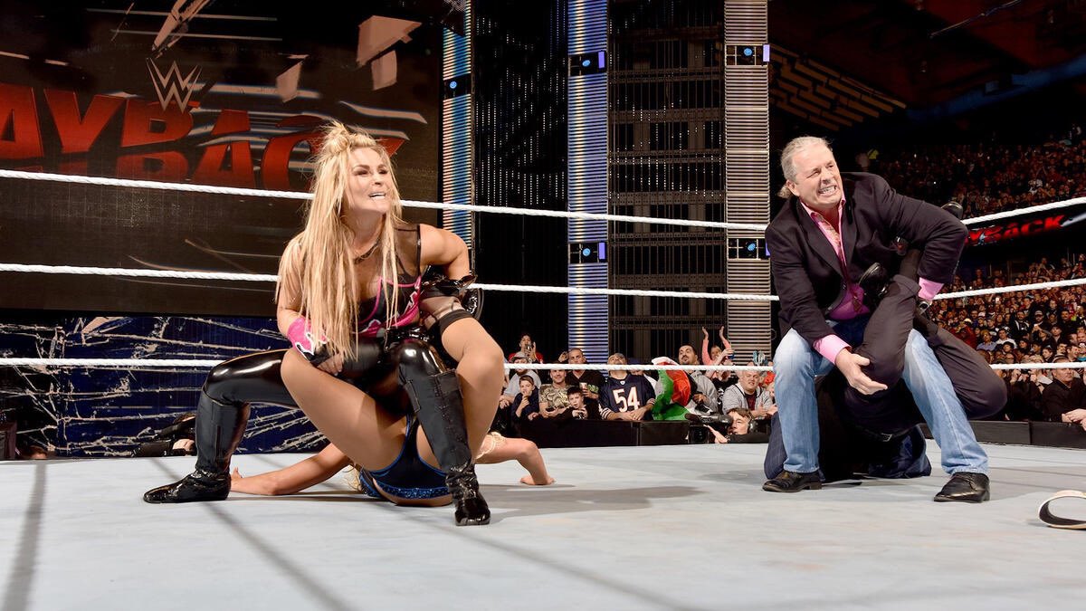 8 Years Ago Today At Payback 2016 @MsCharlotteWWE Defended Her Women’s Championship Against @NatbyNature