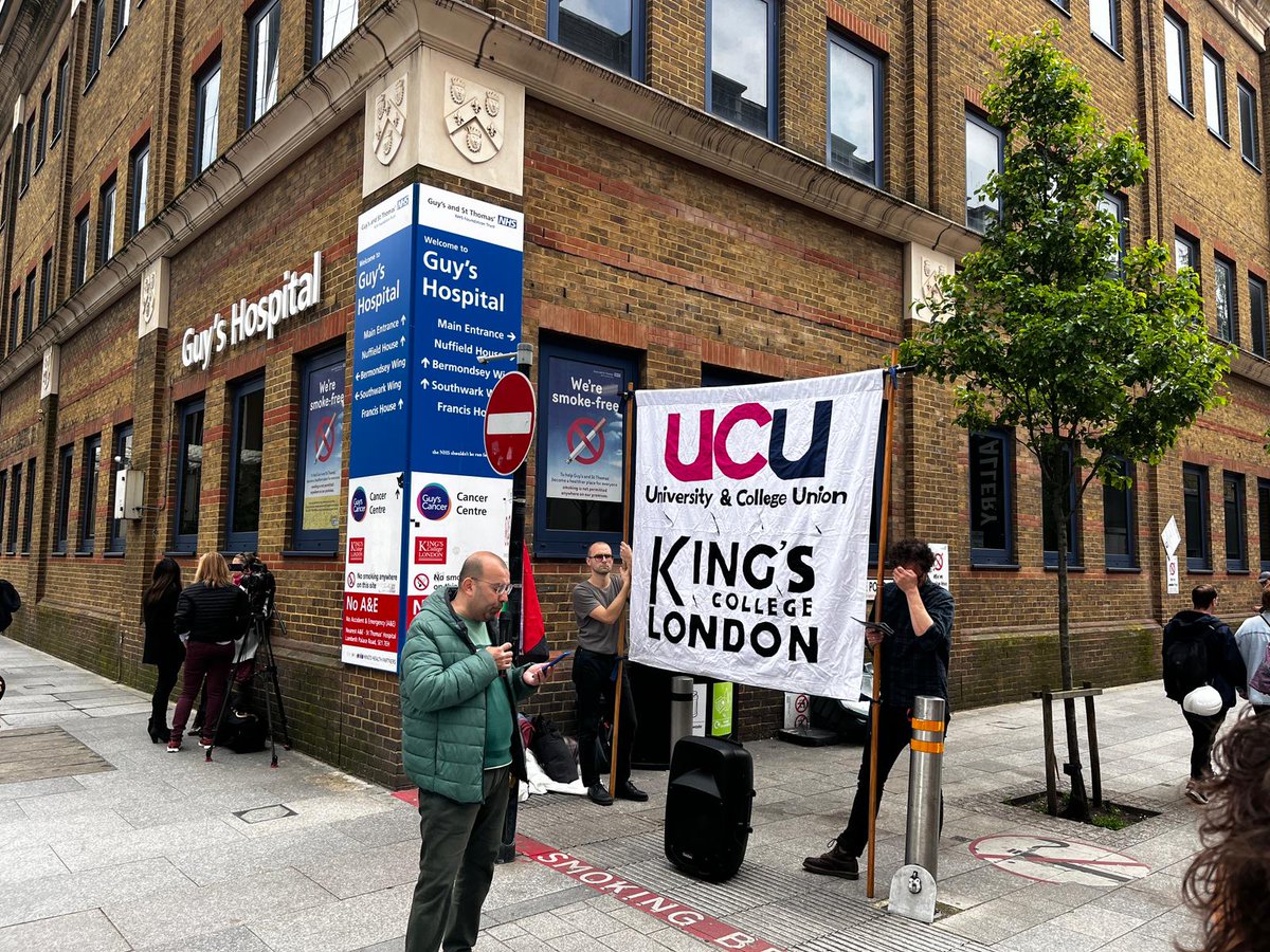 King's College London, Guy's Campus #MayDay4Palestine