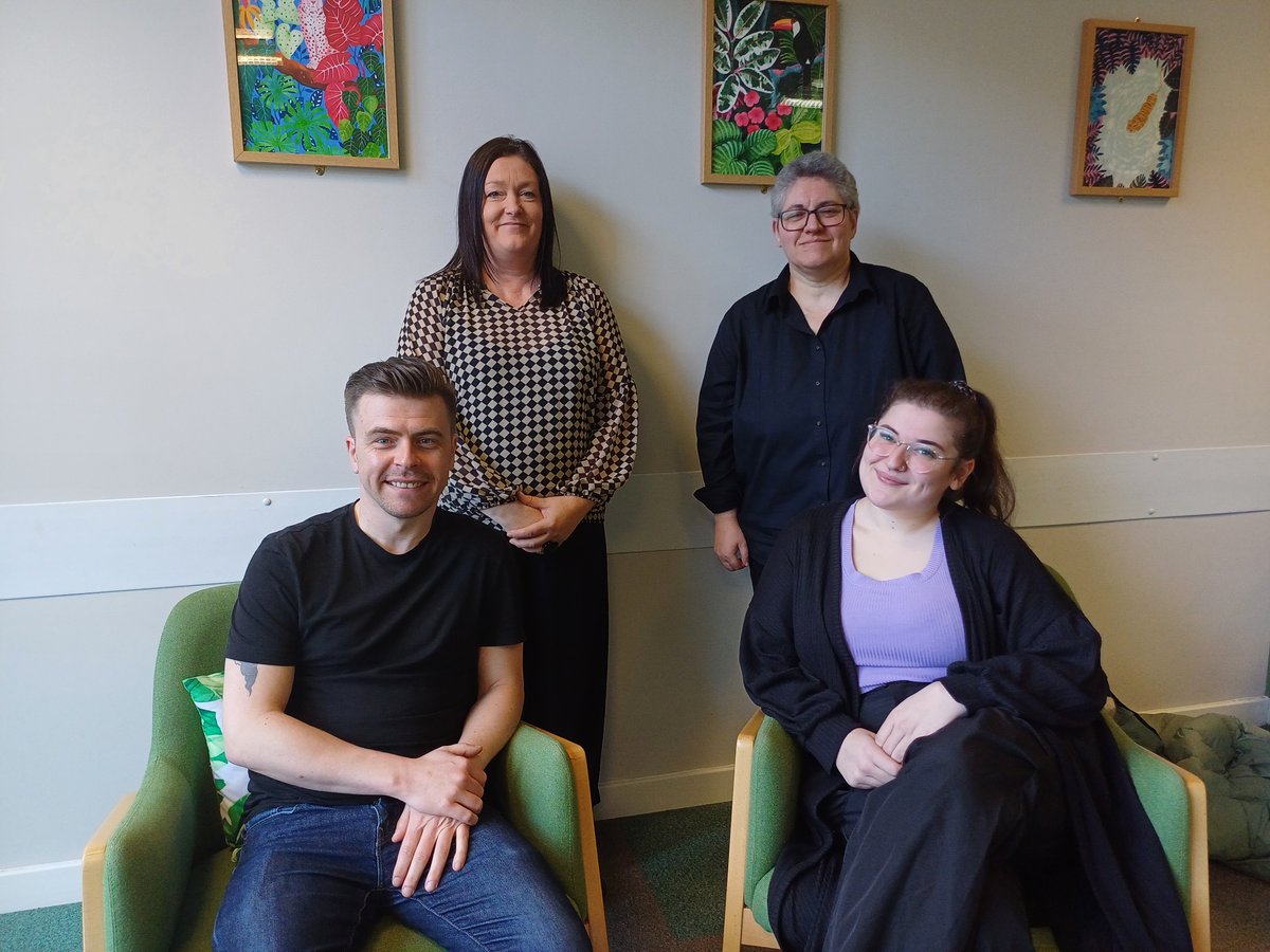 Delighted to welcome Avril, Erin & Will from @BDA_Scot to our Children's Hearings Centre in #Glasgow today. Excited to plan the filming of our #BSL walk through to help children and young people prepare for Hearings #Deaf #BritishSignLanguage