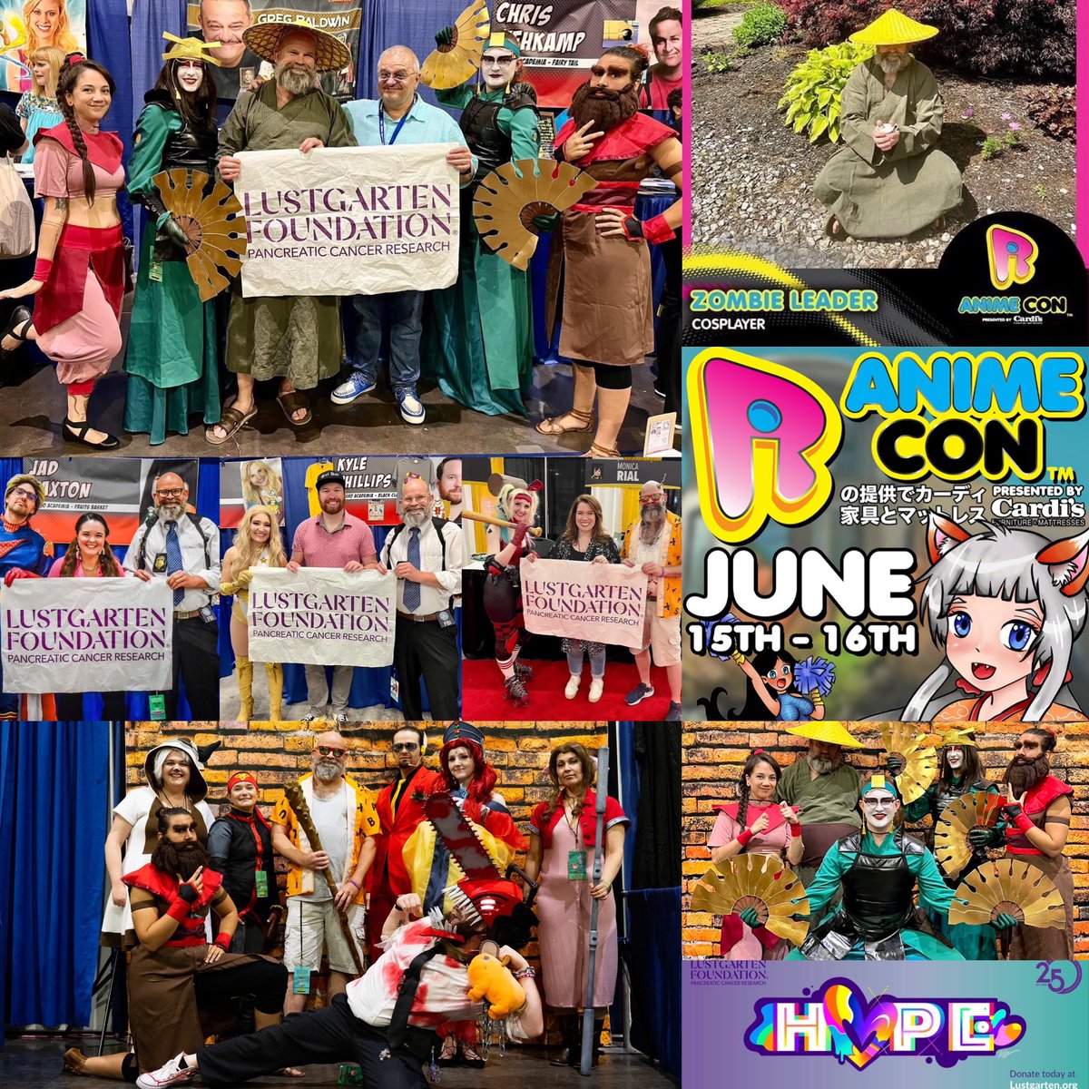 On 6/15-6/16, we’re fundraising for @lustgartenfdn at @rianimecon,
Providence, RI!  After visiting talent such as @GregBaldwinIroh, @Rialisms, @KylePhillipsFun & @jadbsaxton, please swing by and donate to fund pancreatic cancer research. @wpri12 @RIMonthly @RITourism @MotifMagRI