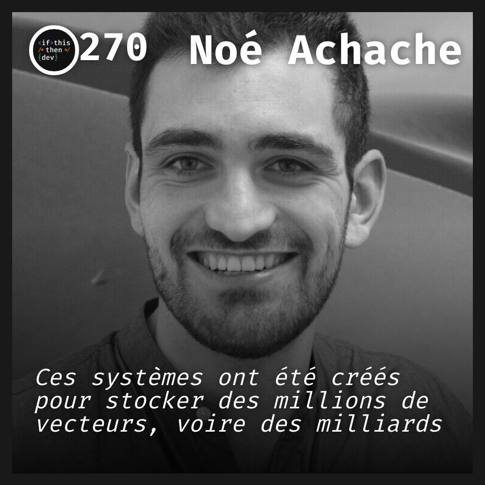 Au cœur des méandres de la donnée vectorielle avec Noé Achache. Un échange technique sur le pourquoi et le comment des DBs Vectorielles, sans filtre. 📊🔍 #DeveloperLife #Database #Vectorization ifttd.io/episodes/db-ve…