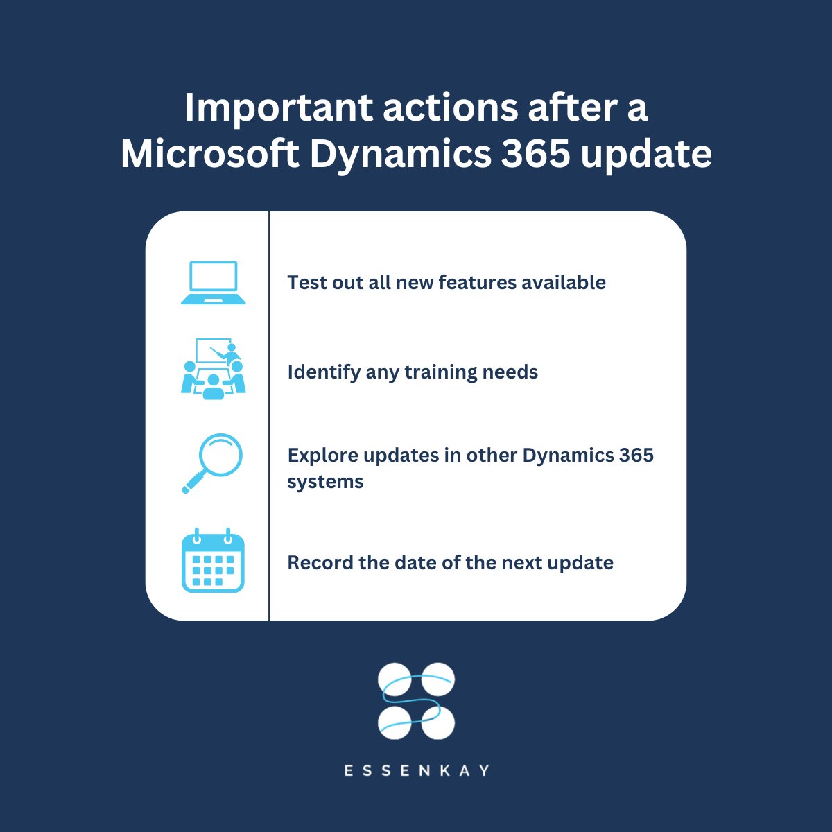 Microsoft’s new #softwareupdates can open up exciting new possibilities, but they can also raise questions about the suitability of your current #technology. 🤔  

Discover our top tips for making the most of the new #Dynamic365 features: shorturl.at/exyNT