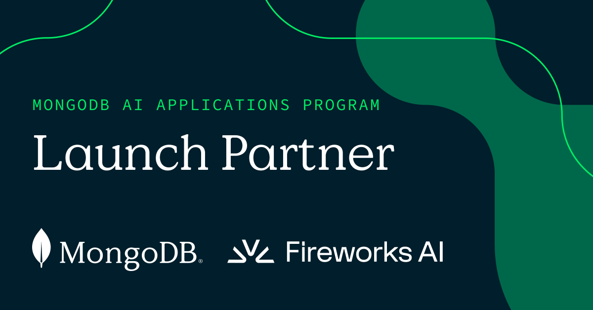 @AnthropicAI @anyscalecompute @awscloud @cohere @credal_ai @FireworksAI_HQ @googlecloud @followgravity9 @LangChainAI @llama_index @Azure @nomic_ai @pureinsightsco @togethercompute Welcome launch partner @FireworksAI_HQ to the MongoDB AI Applications Program, designed to help organizations build and deploy modern apps enriched with #GenAI technology at enterprise scale. mongodb.social/6017jHm4J