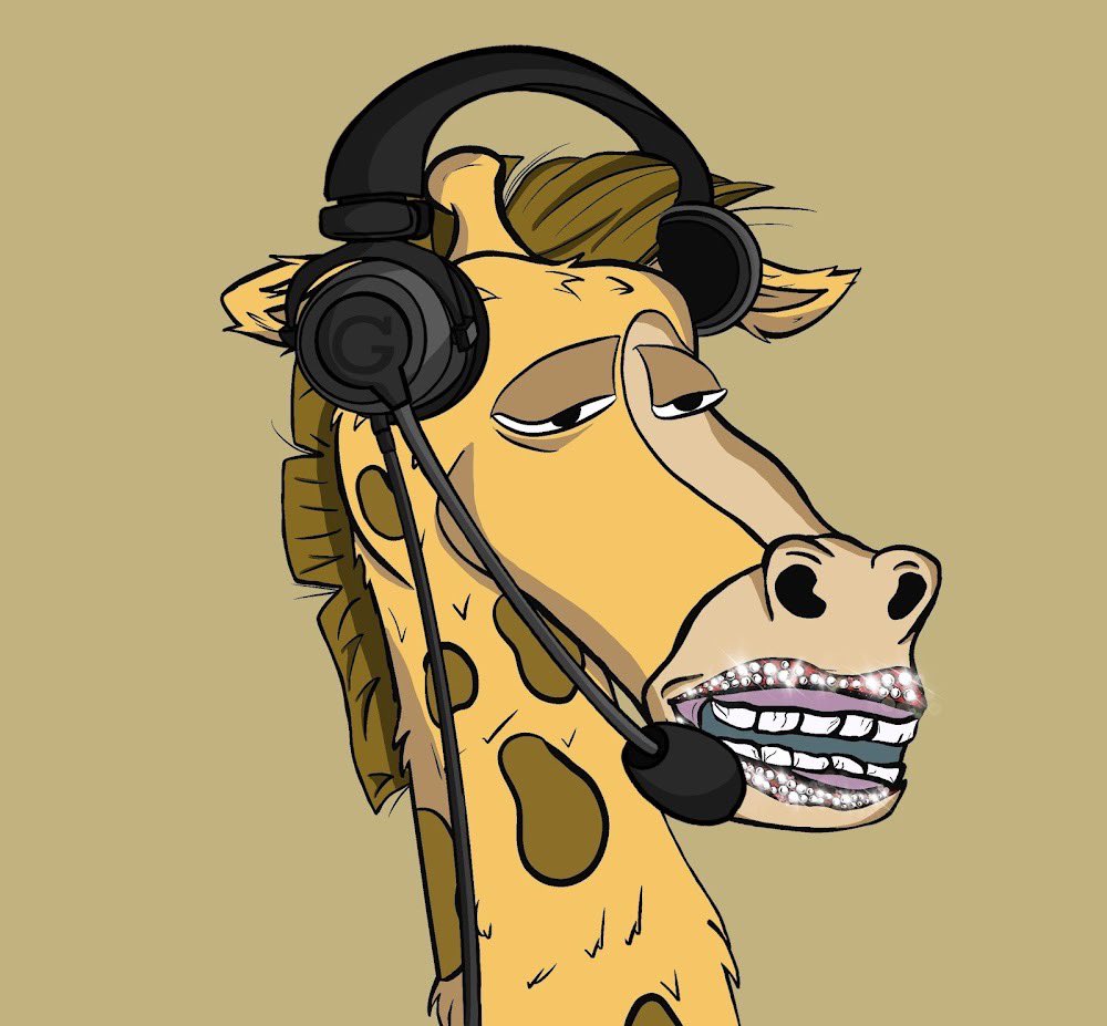 Vibin with this new @giraffetowernft headset I just scooped up 🦒👑👨‍🍳 #MayDay #vibes