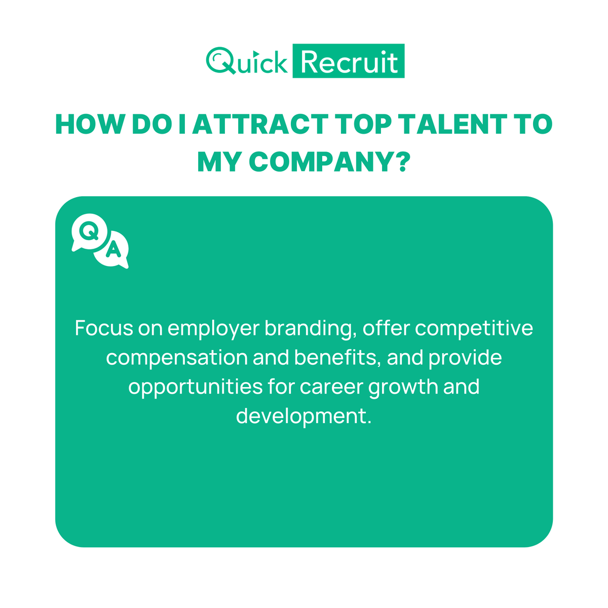 Attracting Top Talent: Key Strategies for Your Company's Success!
Use our tool to increase your productivity: quickrecruit.com
#interviewasaservice #QuickRecruit #virtualinterviews #frequentlyaskedquestions #questions