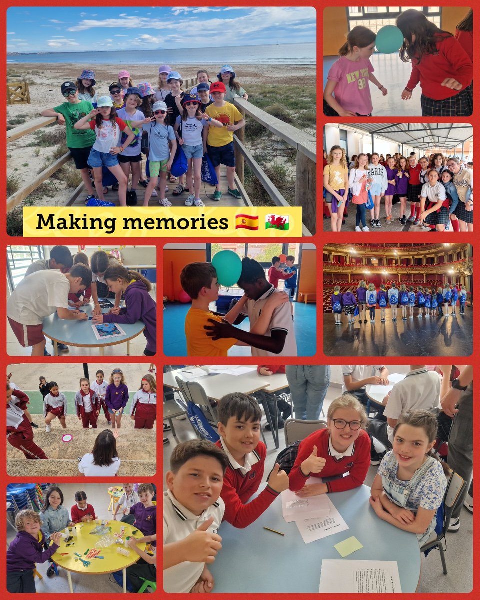 Only 1 day left, how quick it has gone. Making lovely memories in the school with the Spanish children. So excited to have them come to Wales in 2 weeks!💃🏽