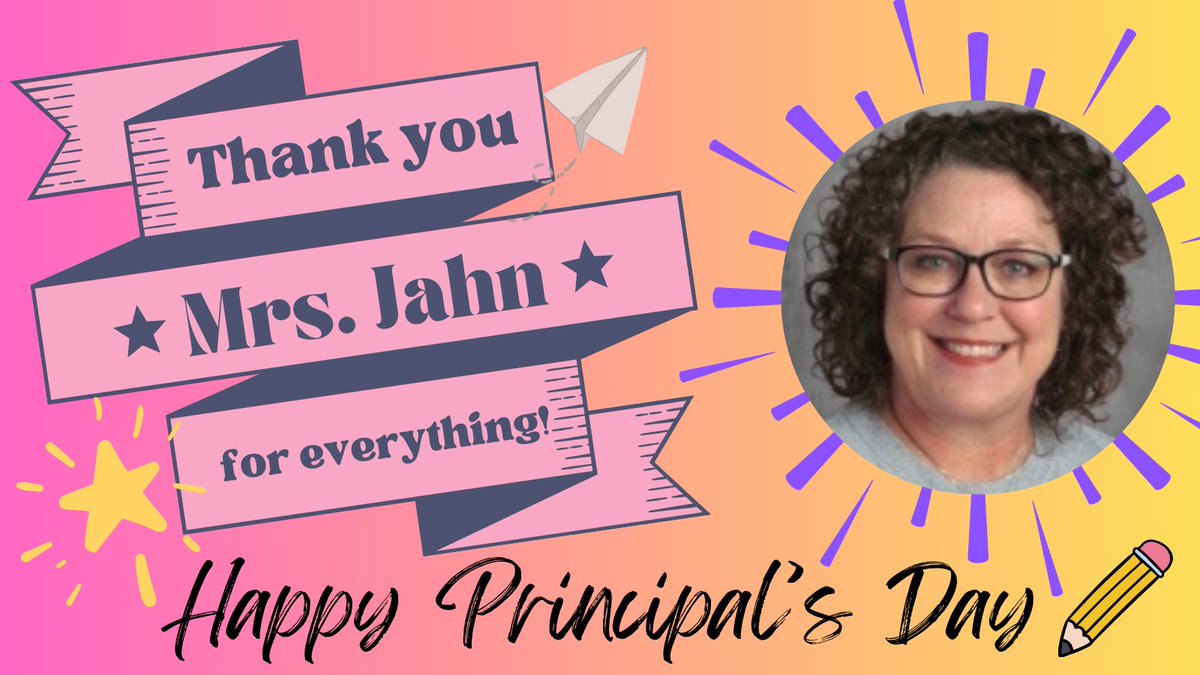 Big shoutout to our wonderful Principal, Mrs. Jahn! We’ve had a great couple of years with you as our fearless leader! Happy Principal’s Day! @PrincipalJahn @HillsboroughSch #HappyPrincipalsDay #SchoolPrincipalsDay