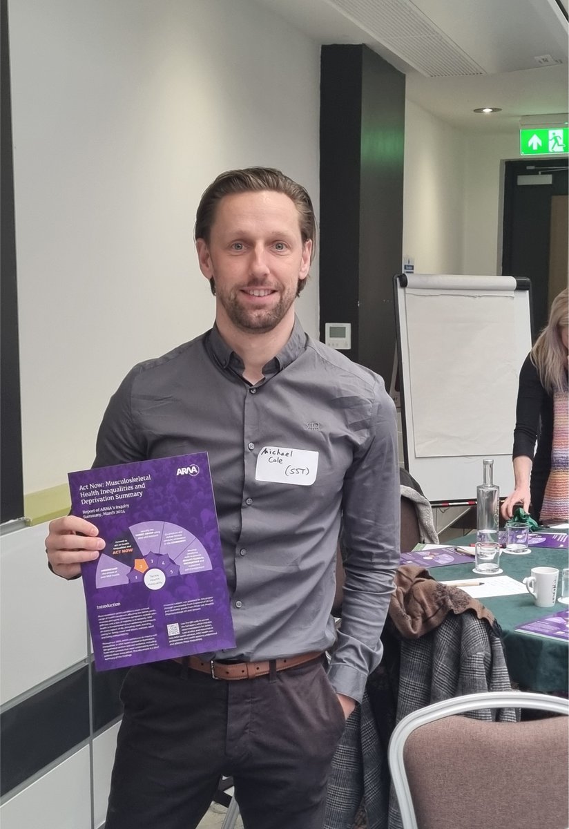 Exciting developments in MSK care! 🌟 Recently, the NHS England and The Joint DHSC DWP Work & Health Directorate organised the 'Designing the Future of MSK Care Accelerated Design' event.

Our chair, Michael Cole, represented The SST at this impactful gathering 🙌🏻

#MSKCare