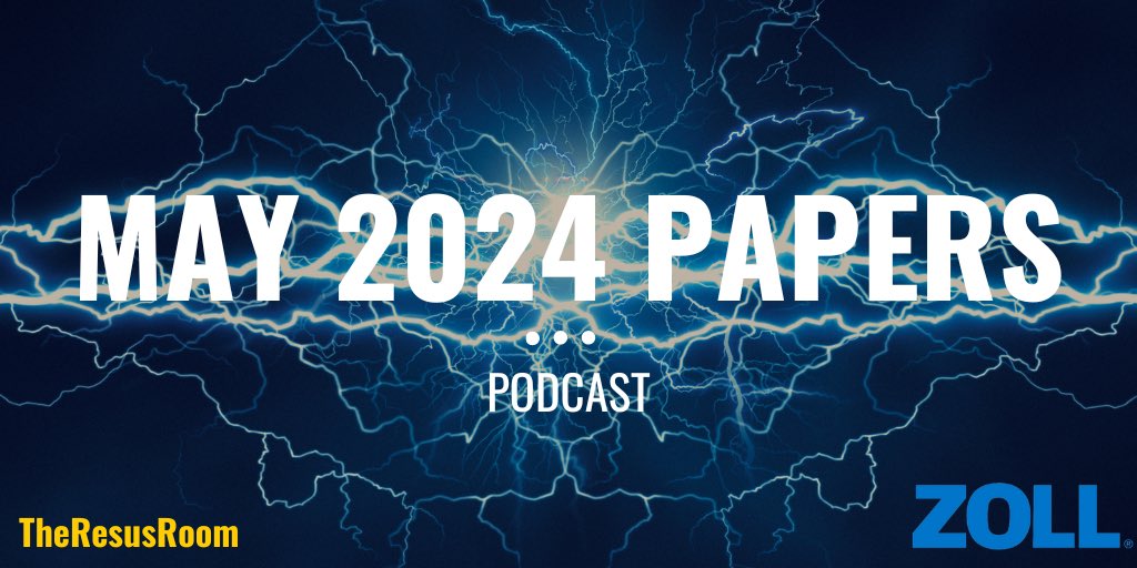 May ‘24 Papers Podcast •Refractory or recurrent VF; the best defibrillation strategy? •Abdo pain in elderly patients; predictors of serious conditions •Neonatal face mask pressure; bradycardia & apnoea itunes.apple.com/gb/podcast/the… open.spotify.com/show/4pGoo1XFn… TheResusRoom.co.uk