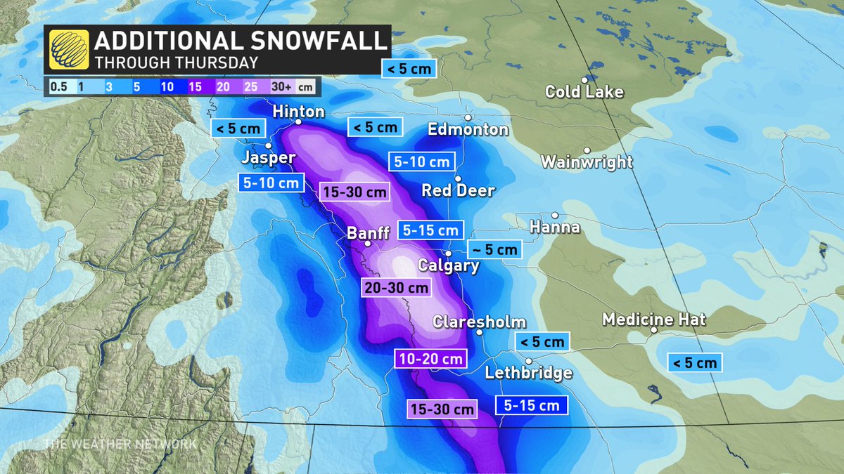 Snowy end to April. Snowy start to May. @ConnODonWeather joins Weather AM to talk about the impact of the snow & @NicoleKarkic gives the forecast on what to expect going forward. #abstorm @weathernetwork