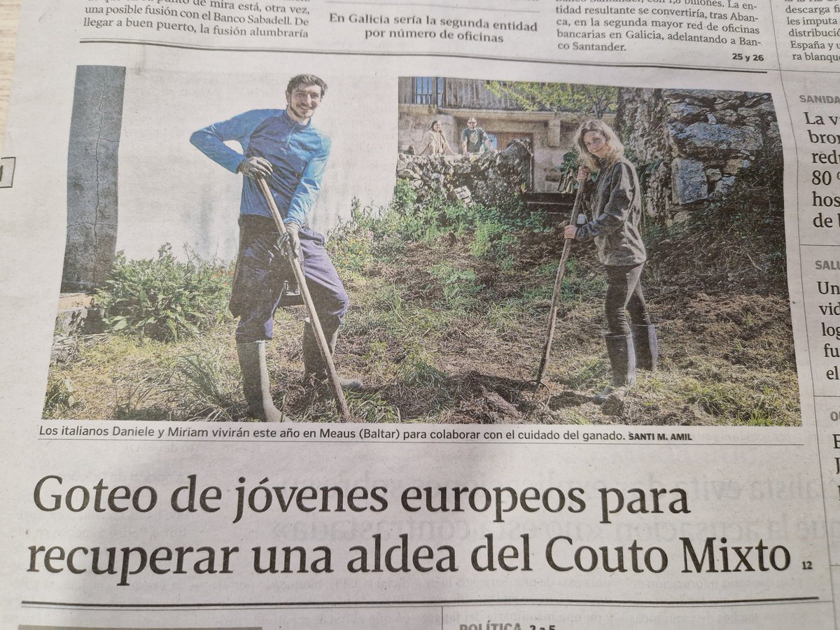 Portas do Xurés (@portasdoxures) on Twitter photo Hoxe na <a href="/vozourense/">La Voz de Ourense</a> ven unha nova cunha iniciativa moi interesante en Meaus @dosmistos #CoutoMisto <a href="/ocoutomixto/">Couto Mixto</a> #CoutoMixto Hoxe na <a href="/vozourense/">La Voz de Ourense</a> ven unha nova cunha iniciativa moi interesante en Meaus @dosmistos #CoutoMisto <a href="/ocoutomixto/">Couto Mixto</a> #CoutoMixto