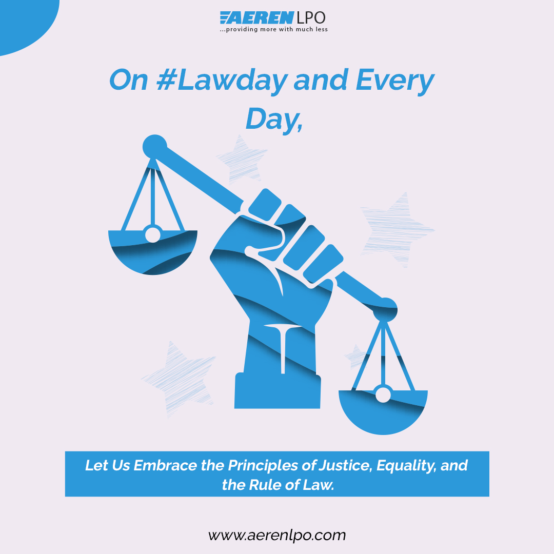 Happy Law Day from Aeren LPO!

As we honor the values that support equality and fairness for everyone. Let us persist in advocating for justice and the importance of law in our society.

#LawDay #JusticeForAll #RuleOfLaw #equality #aerenlpo